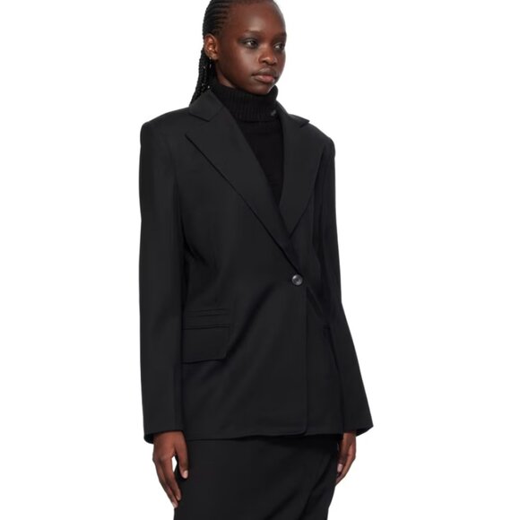 Lesugiatelier Black Distressed Turtleneck - Picture 4 of 4